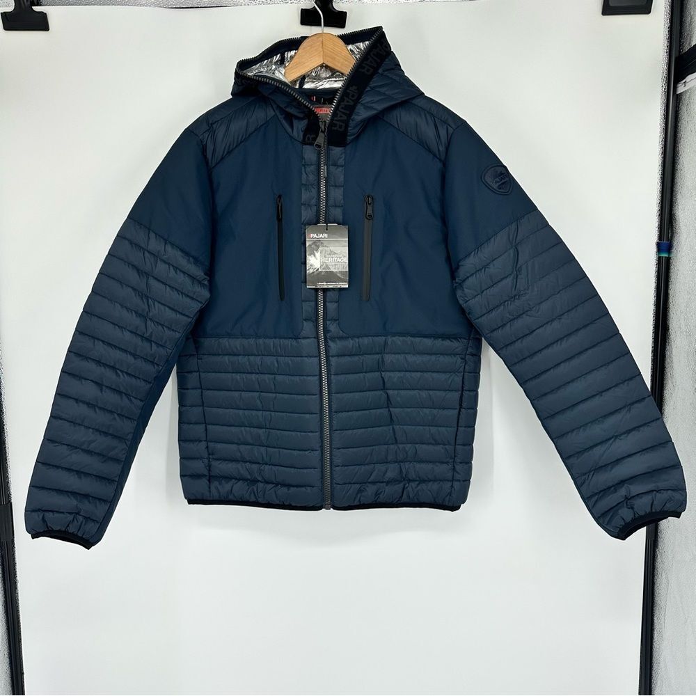Pajar Finn Mixed Media Thinsulate® Packable Jacket - Insulated Men’s L Navy